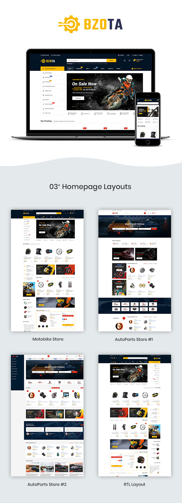BzoTa – Vehicles, Parts & Accessories Magento 2 Theme - 7