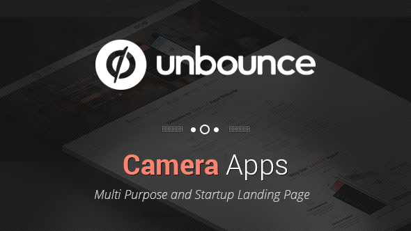 Camera Apps – Unbounce Landing Page