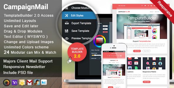 CampaignMail – Responsive E-mail Template