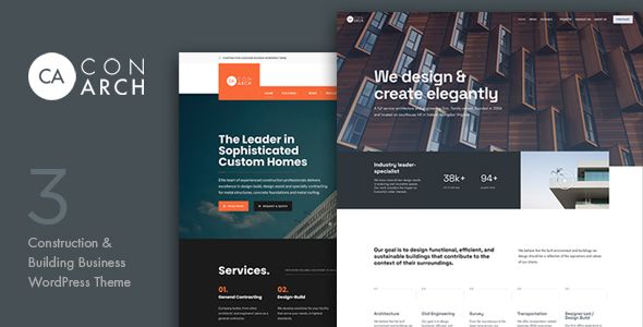 ConArch – Construction & Building Business WordPress Theme