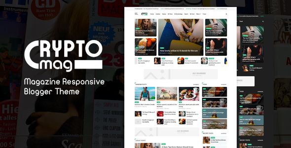 Crypto Mag – Magazine Responsive Blogger Theme