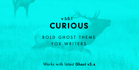 Curious - Blog and Magazine Ghost Theme image
