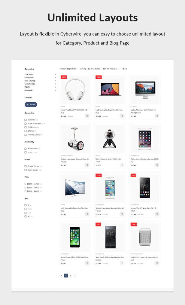 CyberWire - Premium Prestashop Theme