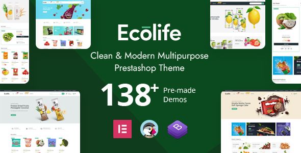 Ecolife Elementor – Multipurpose Prestashop 1.7.x, 8.x Theme