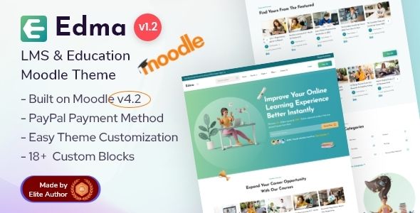 Edma - Moodle 4+ LMS Education Theme