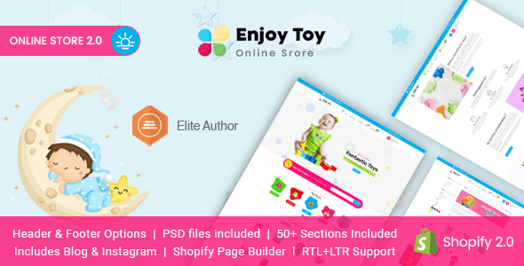 Enjoy - Kids Clothing & Toys Shopify Theme image