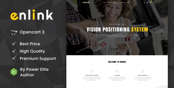 Enlink – Single Product OpenCart Theme