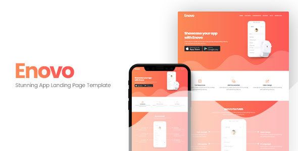 Enovo | App Landing Page Template