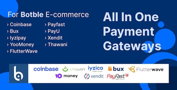 Extra payment gateways for Botble eCommerce image