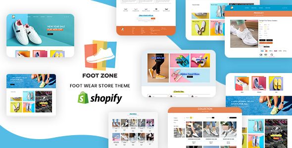 Footzone - Footwear Shoes & Sandals Shopify Theme Shopify Shopify Ecommerce