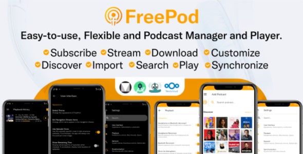 FreePod v1.0 – Easy-to-use and flexible podcast manager and player