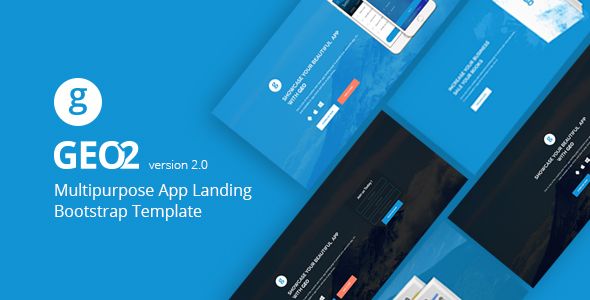 GEO – Responsive Multipurpose Bootstrap 3 App Landing Page Template