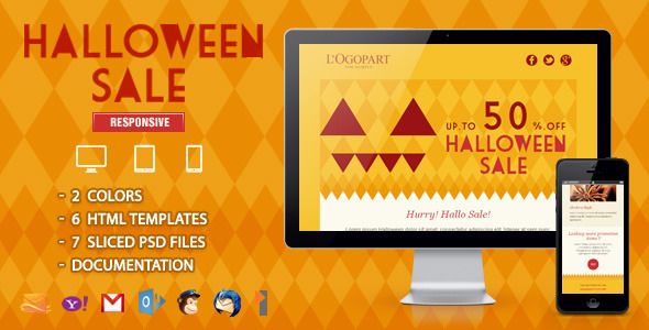 Halloween Sale – Responsive Email Template