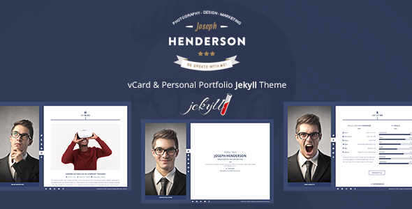 Henderson - vCard & Personal Portfolio Jekyll Theme image