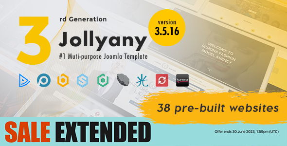 Jollyany | Multi-Purpose Joomla 4 Template