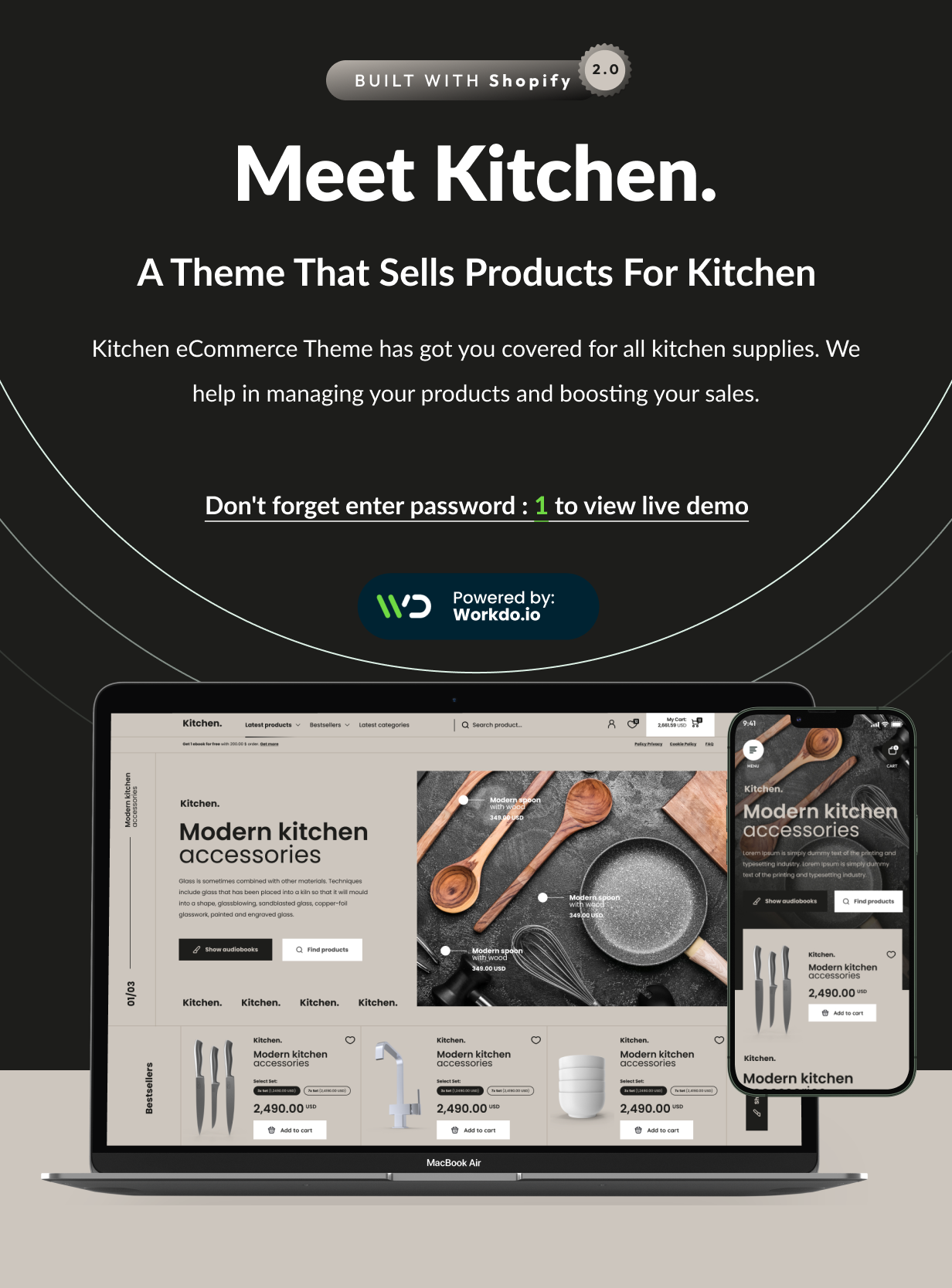 Kitchen Shopify 2.0 Kitchen Furniture Store Theme Shopify Shopify