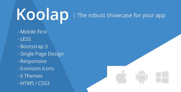 Koolap – The All-in-One App Landing Page