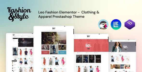 Leo Fashion Elementor - Clothing & Apparel Prestashop Theme Elementor, Prestashop Fashion Ecommerce