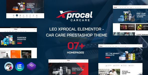 Leo Xprocal Elementor - Car Care Prestashop Theme Elementor, Prestashop Shopping Ecommerce