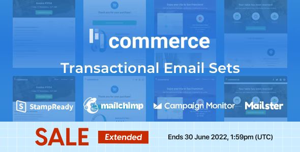 Lil Commerce – Transactional Email Sets + Woo and Shopify