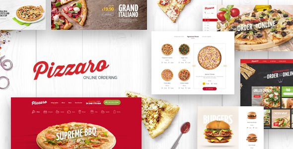 Pizzaro Food Responsive Magento 2 Theme | RTL supported
