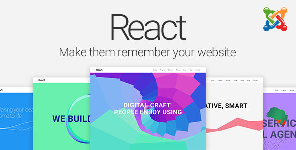 React – Material Design Joomla Template