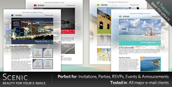 Scenic – HTML Email Template