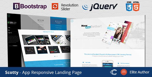 Scotty – Responsive Landing Page