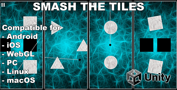 Smash The Tiles – Unity Hyper Casual Game For Android