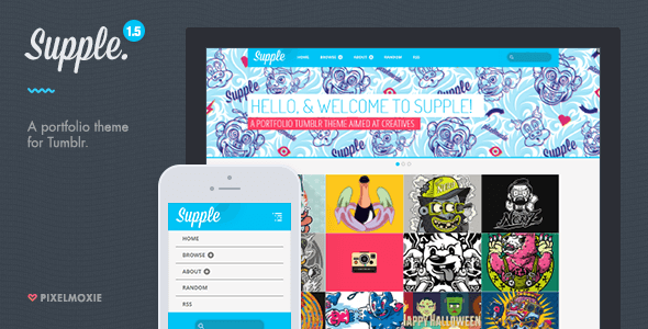 Supple – A Portfolio Theme for Tumblr