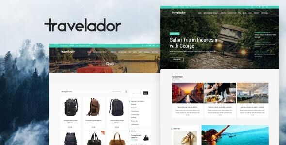Travelador - Blog Tourism & Agency Joomla Template