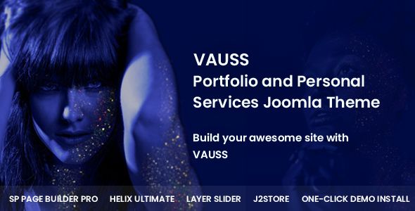 VAUSS - Portfolio and Personal Services Joomla Template