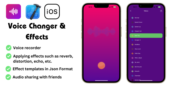 Voice Changer & Effects – iOS Swift