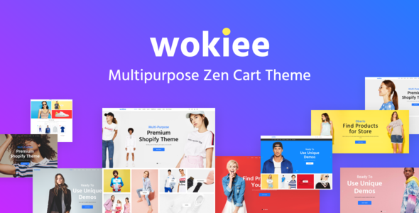 Wokiee - Multipurpose Zen Cart Theme