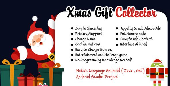 Xmas Gift Collector Game Android Admob Ads