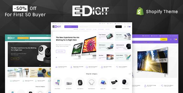 eDigit – Sectioned Multipurpose Shopify Theme