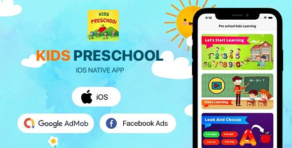 Kids Preschool - iOS App - CodeCanyon Item for Sale