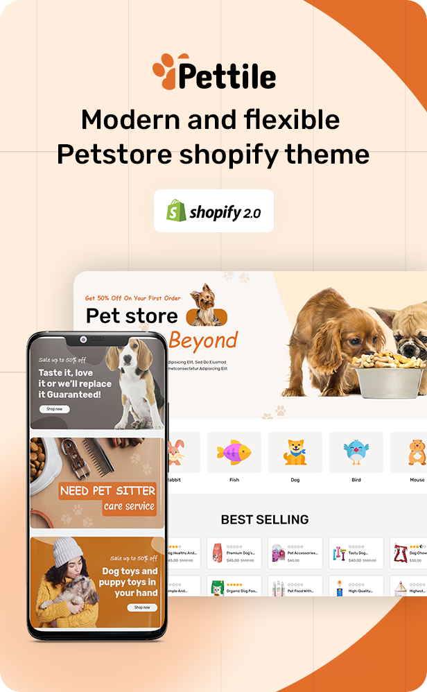 Pet Store and Pet Food Shopify Theme