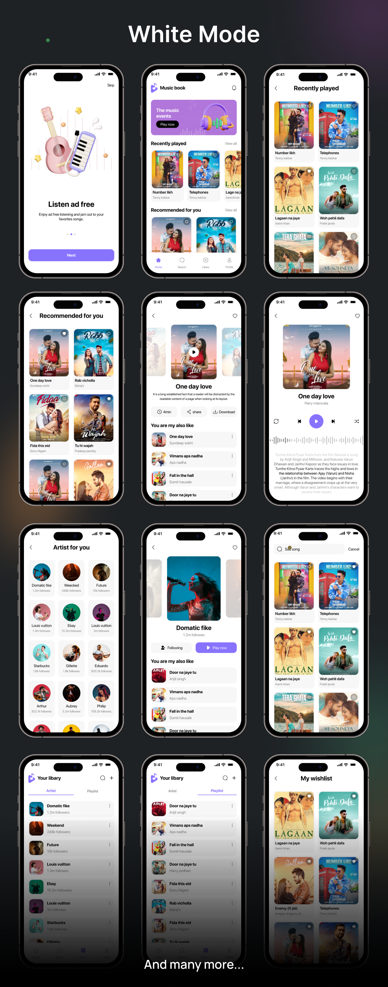 BeatBuddy UI Template: Streaming music online App in Flutter(Android, iOS) template | SongSift App - 16
