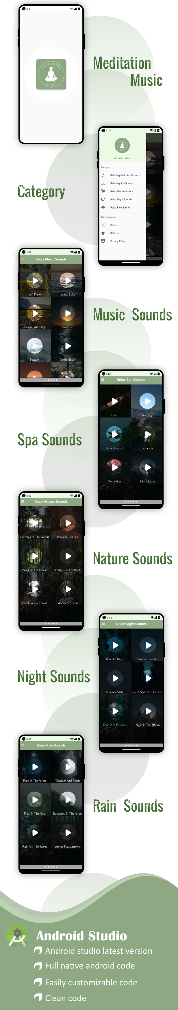 Meditation Music : Sleep Sounds - Relax Music App - 2