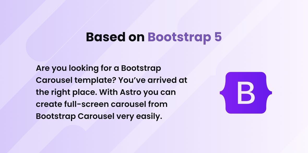 Astro | Full-screen Bootstrap Carousel Bundle - 3