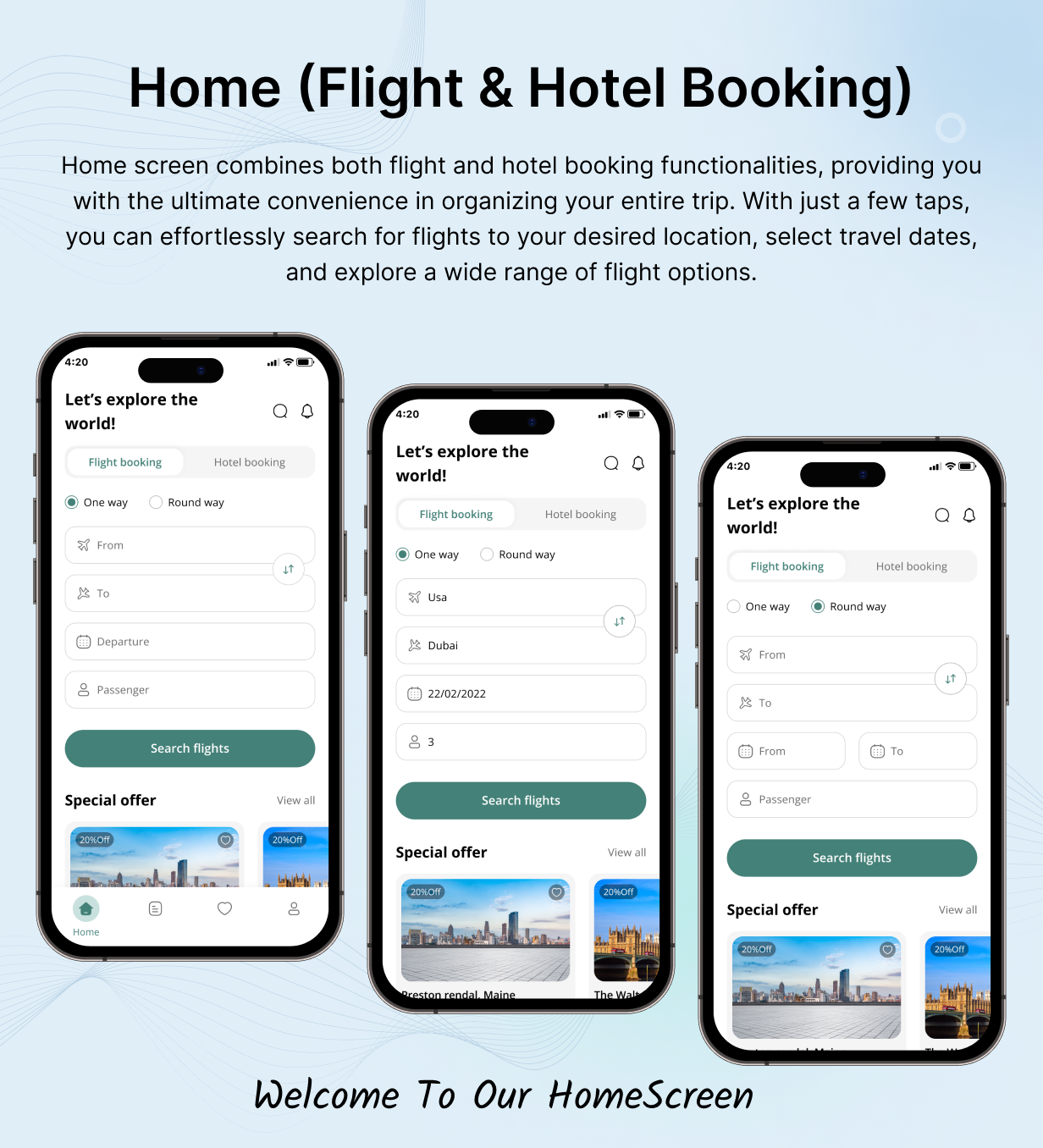 JourneyStay UI Template: Hotel + Tours Booking in Flutter(Android, iOS) App | TravelHaven App - 8