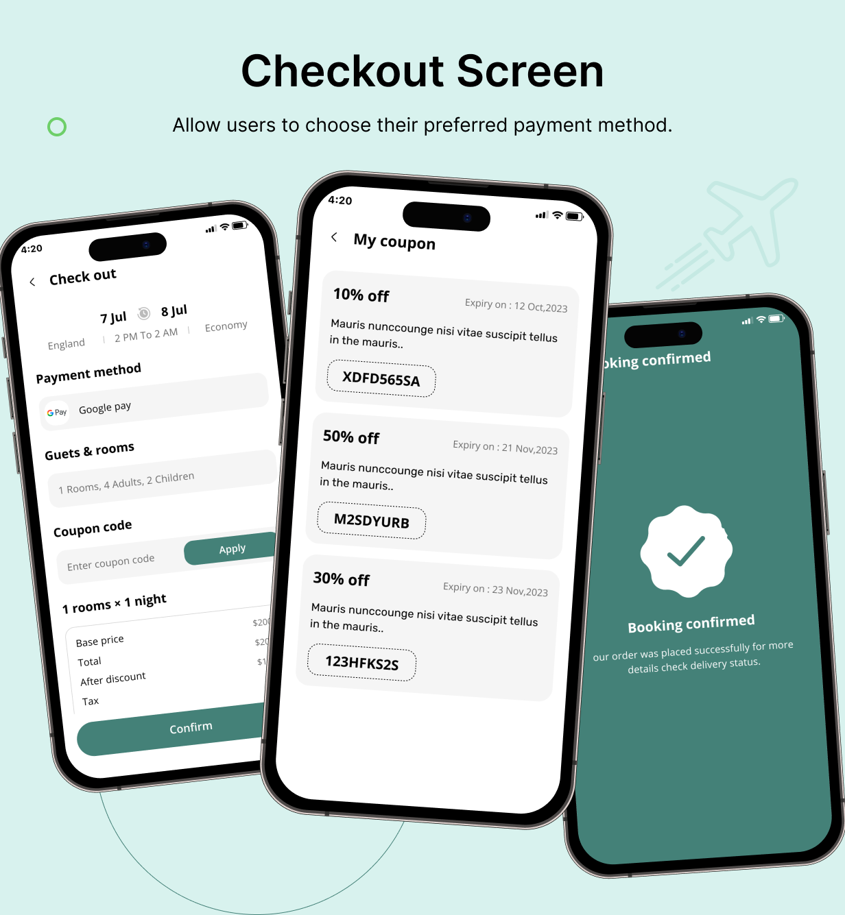 JourneyStay UI Template: Hotel + Tours Booking in Flutter(Android, iOS) App | TravelHaven App - 12
