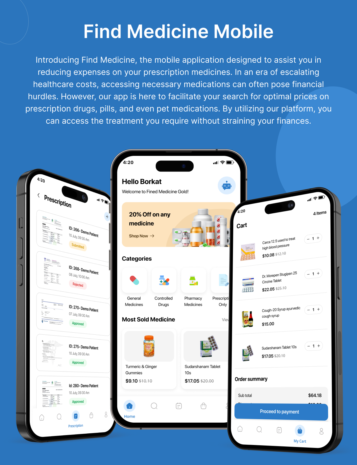 MedLocator UI Template: find medicine app in Flutter(Android, iOS) App | Pill Finder App - 5