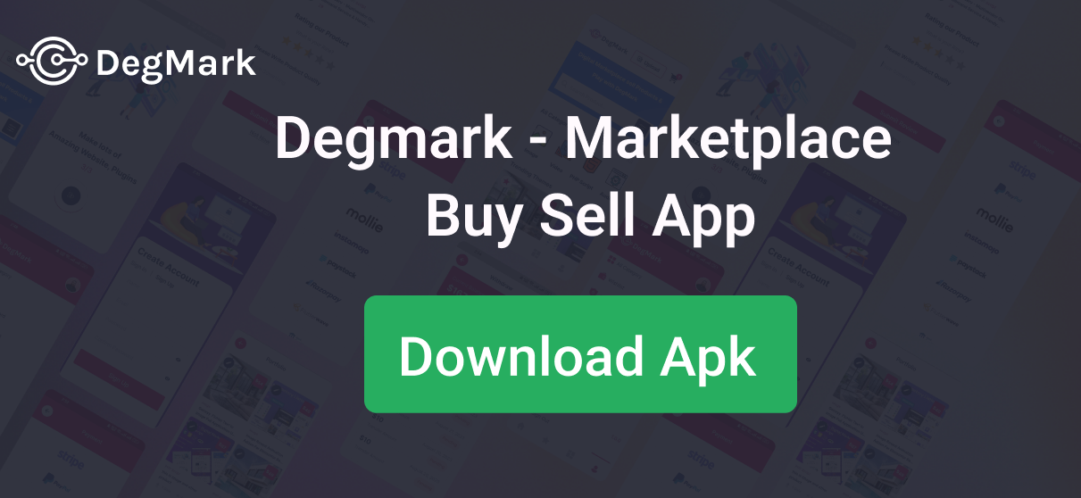 DegMark - Digital Products Buy Sell Marketplace Flutter User App