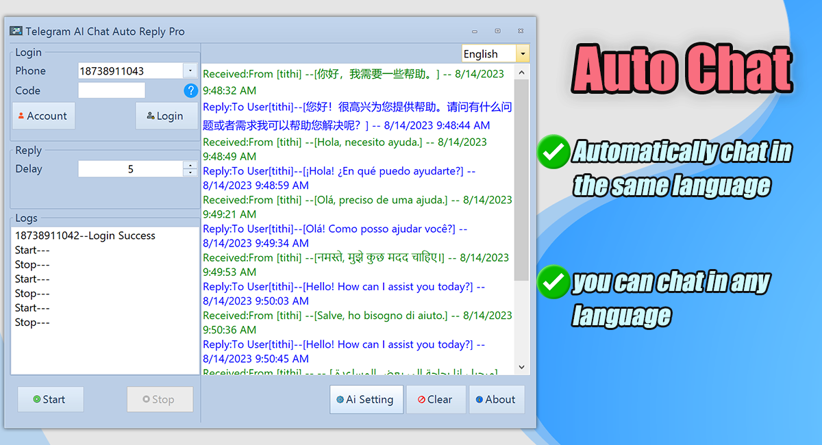 Telegram AI ChatBot Pro