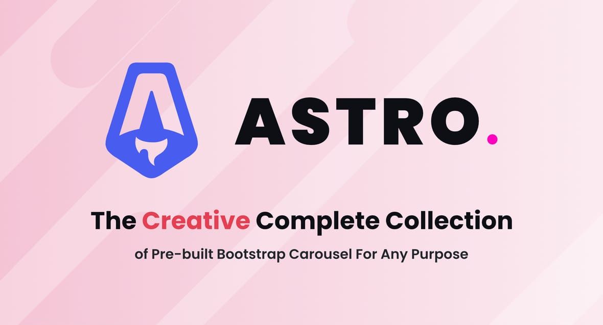Astro | Full-screen Bootstrap Carousel Bundle - 1