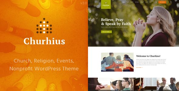Churhius - Church Religion WordPress Theme