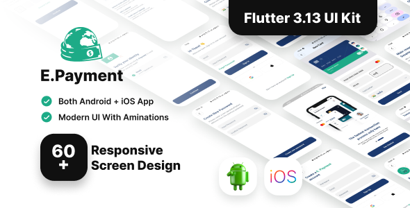 Epay | Digital Payment System | Money Managment | Flutter UI Kit