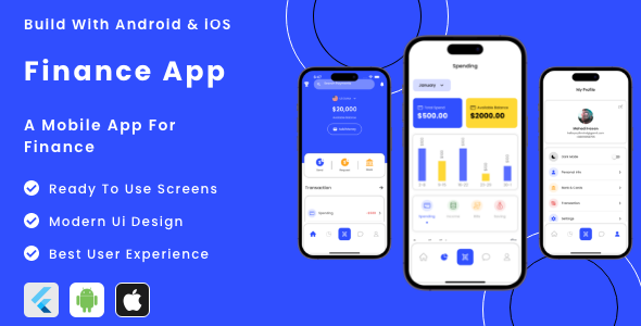 Finance App - Flutter Mobile App Template